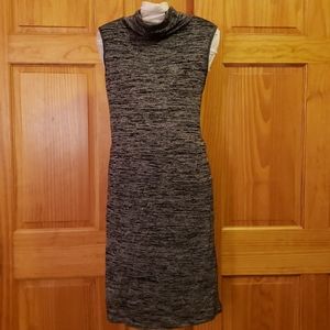 High neck sheath dress